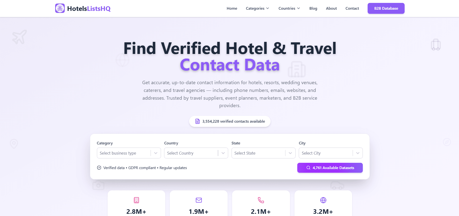 HotelListsHQ preview